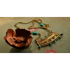 प्रभा ✺ Brass Necklace { 12 }